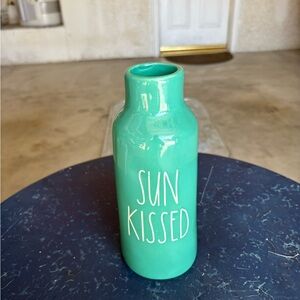 Rae Dunn Sun Kissed Aqua Vase
